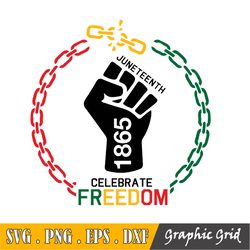 Breaking Every Chain Since 1865 Svg Png, Juneteenth Svg, Juneteenth 1865 Svg, Free-Ish Svg, Juneteenth Shirt Svg, Junete
