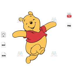 pooh bear svg, disney svg, disney pooh svg, disney bear svg, trending svg