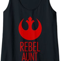 womens star wars rebel aunt rebel logo tank top