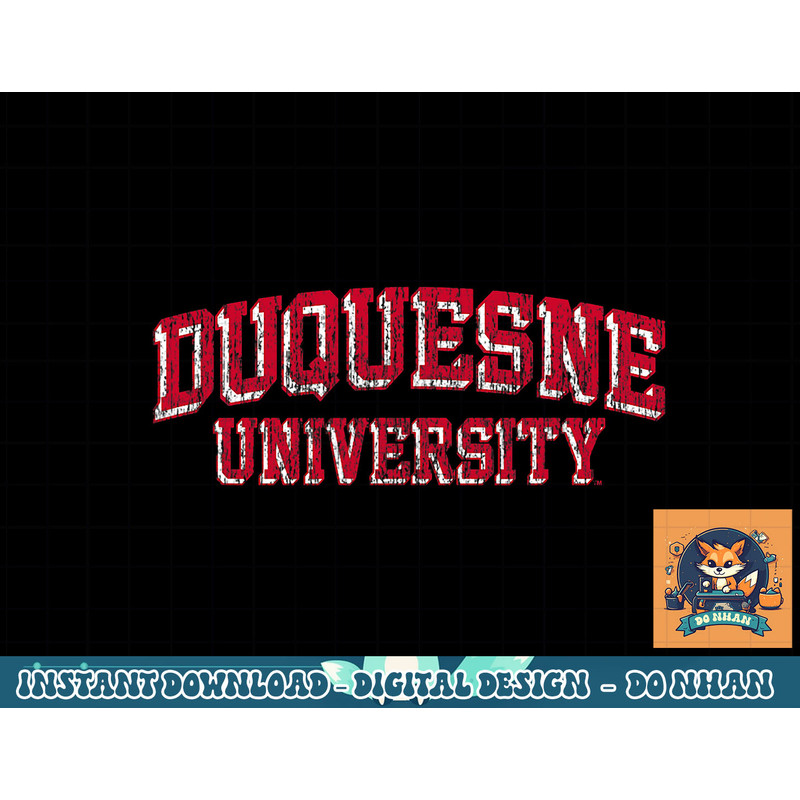 Duquesne Dukes Vintage Block Logo Officially Licensed Navy png, sublimation.jpg