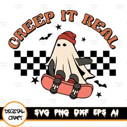 creep it real halloween svg, funny halloween ghost svg, halloween svg, halloween costume svg creep it real png creep it