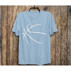 bball player coach sports baller gift, basketball silhouette graphic t-shirt