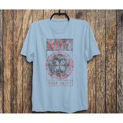 rock and roll over vintage, kiss t-shirt