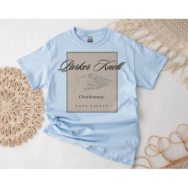 Parker Knoll Vineyard Parent Trap Hallie Chardonnay T-Shirt, Parker Knoll Shirt, Wine Vineyard Napa Valley Funny T-Shirt