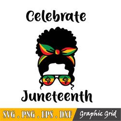celebrate juneteenth svg, black woman gifts svg, since 1865 svg, digital download cut files for circut sublimation
