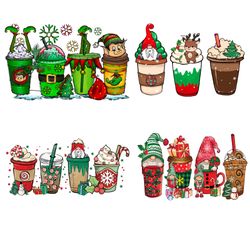 christmas coffee elf bundle png,silhouette svg files