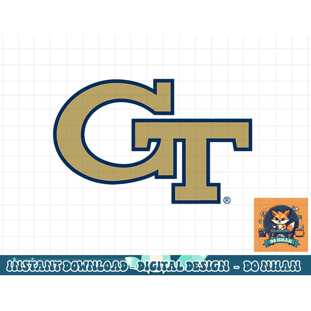 Georgia Tech Yellow Jackets Icon Logo Officially Licensed png, sublimation.jpg
