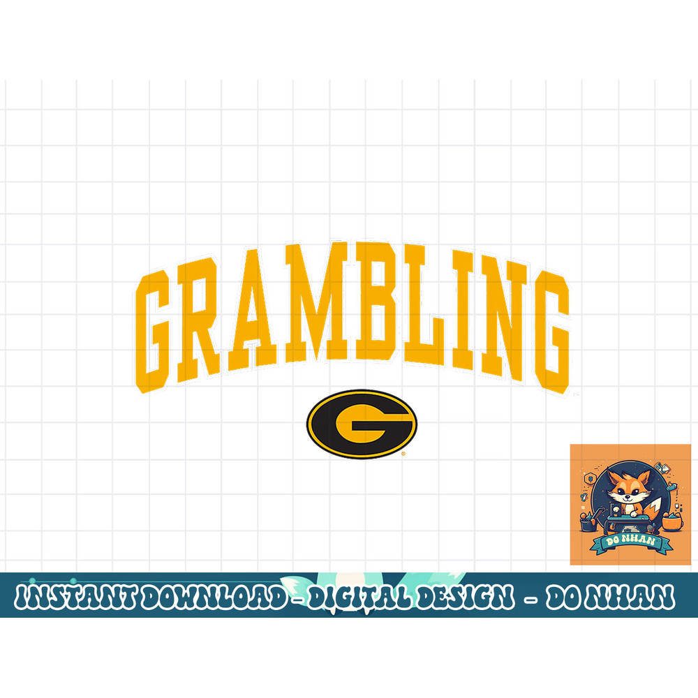 Grambling Tigers Arch Over Officially Licensed  png, sublimation.jpg