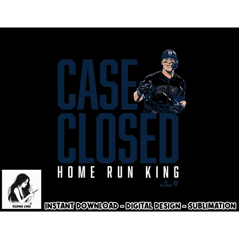 Aaron Judge - Case Closed - New York Baseball  png, sublimation.jpg