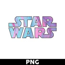 star wars logo pink blue fluid, star wars png, star wars sulimation png, baby yoda png, disney png - digital file