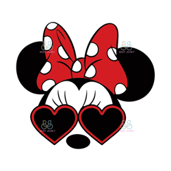 minnie mouse bow wear glasses svg, disney svg, minnie mouse svg, minnie disney svg, trending svg