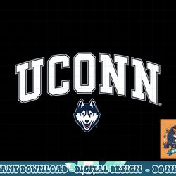 kids connecticut huskies kids arch over black  png, sublimation