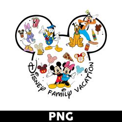 Disney Family Vacation Png, Mickey Mouse Png, Disney Family Png, Mickey And Friends Png, Disney Png - Digital File