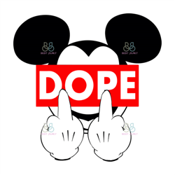 dope mickey middle finger svg, disney svg, mickey mouse svg, dope svg, middle finger svg, trending svg