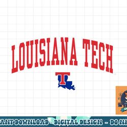 louisiana tech bulldogs arch over blue officially licensed  png, sublimation