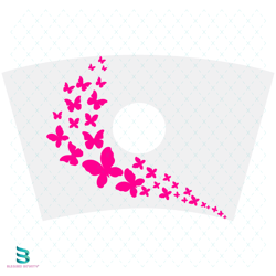 starbucks butterfly full wrap svg, trending svg, starbucks wrap svg