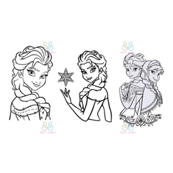 elsa anna frozen svg, disney svg, frozen svg, elsa svg, frozen characters svg, trending svg