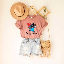 stitch vacay mode shirt - stitch shirt - disney summer shirt - disney stitch shirt - summer shirt - disneyland shirt - d