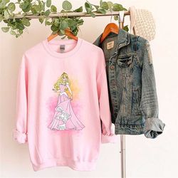 sleeping beauty aurora sweatshirt - disney princess crewneck - aurora shirt - sleeping beauty shirt - magic kingdom tee