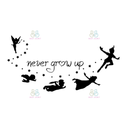 never grow up peter pan svg, disney svg, peter pan character svg, peter pan svg, trending svg