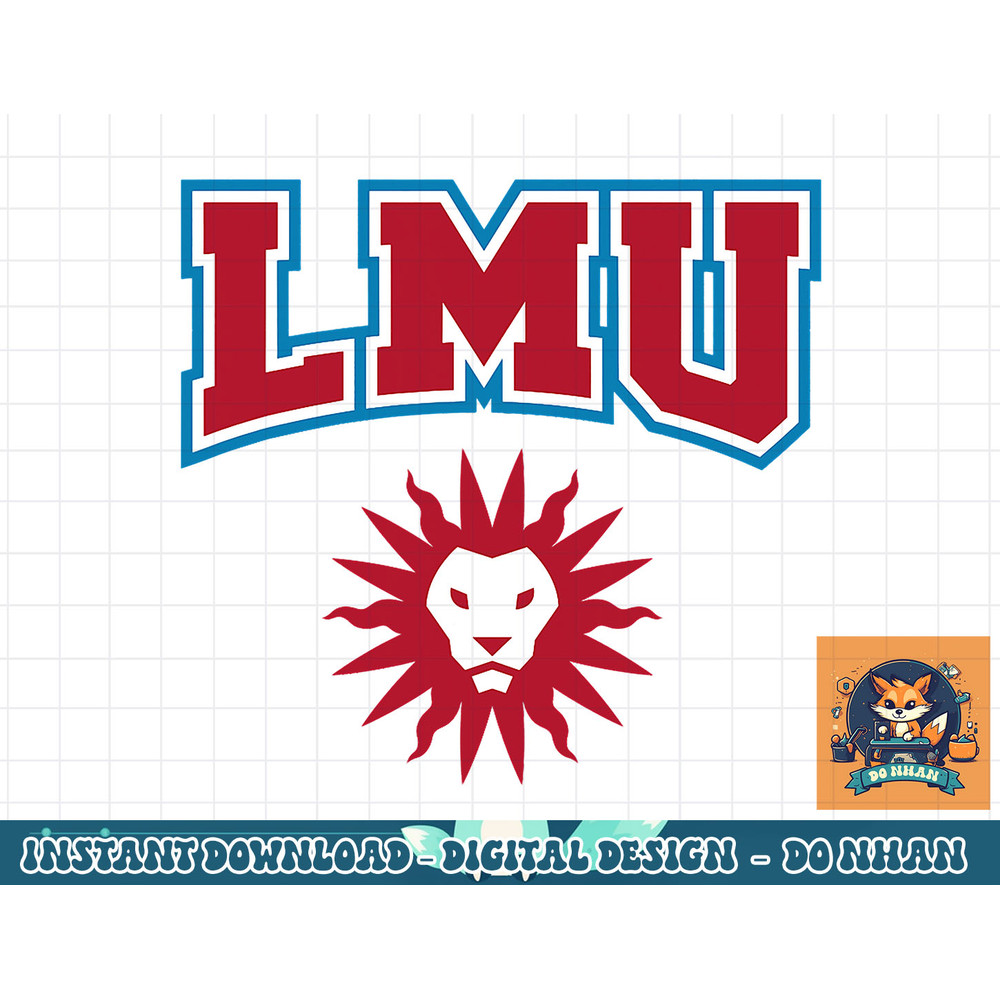 Loyola Marymount Lions Arch Over Logo Officially Licensed  png, sublimation.jpg