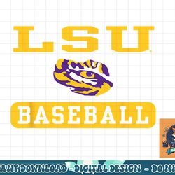 lsu tigers baseball officially licensed  png, sublimation