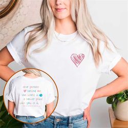 dear person behind me shirt  mental health hoodie  inspirational quotes  aesthetic sweatshirt  mental health shirt