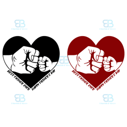 best father ever svg, father day svg, fathers hand svg, son hand svg, father heart svg