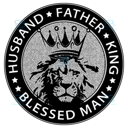 husband father king blessed man svg, fathers day svg, king svg, blessed man svg, lion king svg