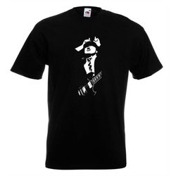 ac/dc t shirt gildan brian johnson