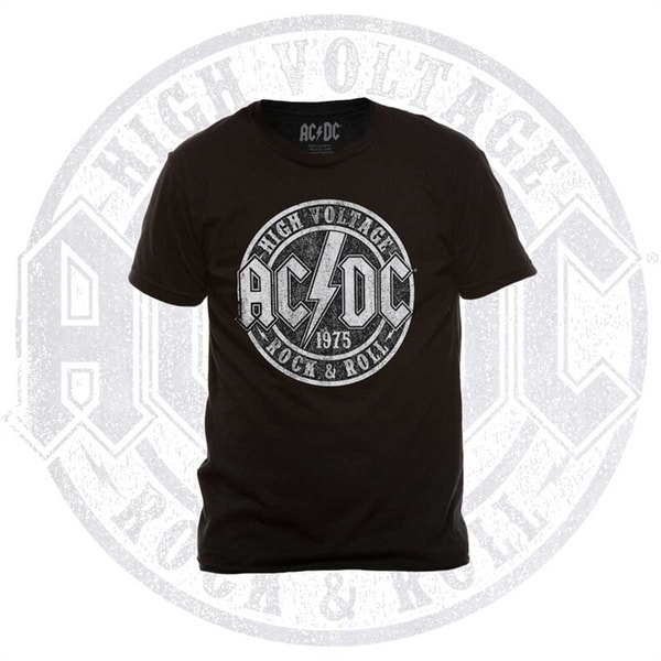AC/DC - High Voltage 1975 Tour - Officially Licensed t-shirt | Inspire ...