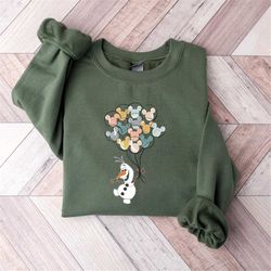 olaf disney balloon sweatshirt - olaf t-shirt - olaf samantha t-shirt - funny frozen t-shirt - disneyland shirt - disney