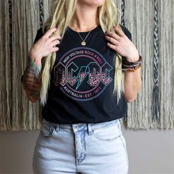 acdc shirt, acdc retro band tee, acdc concert tee, vintage rock band shirt, classic rock tshirt