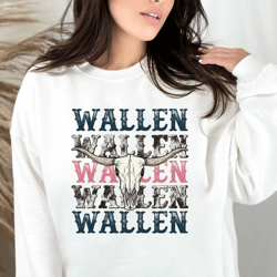comfort colors tee, wallen bullhead tee, cowboy wallen t-shirt, wallen western t- shirt, country music shirt, wallen the