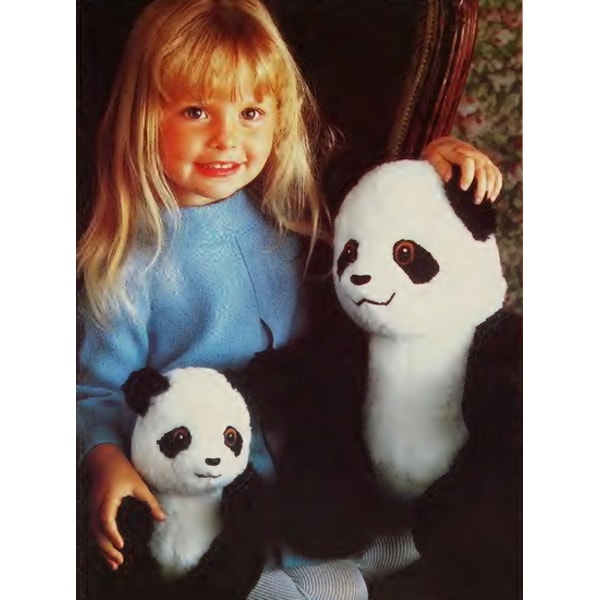 Panda Seeing Pattern Mother and Baby Panda Sewing Pattern-Large Stuffed Toys Two | Inspire ...
