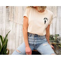 ghost face shirt - woodsboro horror club sweatshirt - scream - scream-ghost - thriller horror scary - halloween sweatshi