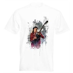 angus young abstract t shirt ac/dc