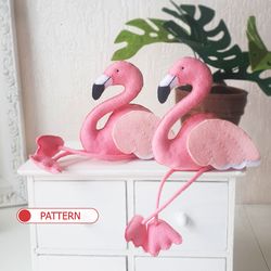 Flamingo Soft Toy Patterns Cute and Simple Decor for a Fairytale Nursery