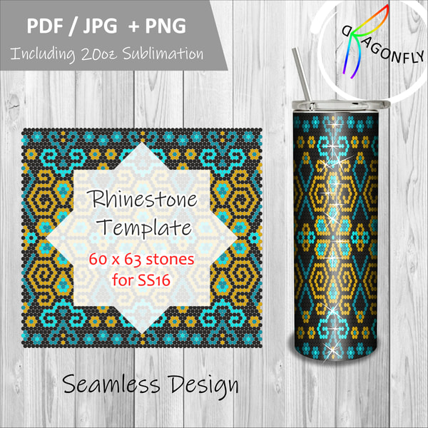 Bundle / Rhinestone Tumbler Template for ss20 ss16 /20oz str | Inspire ...