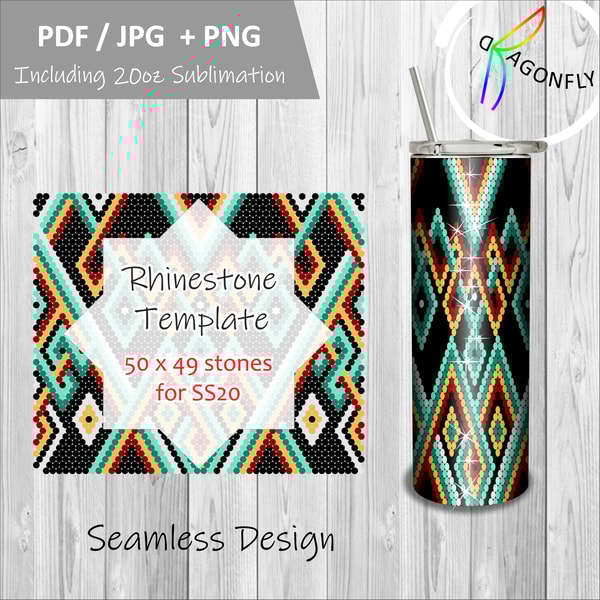 Bundle / Rhinestone Tumbler Template for ss20 ss16 /20oz str | Inspire ...