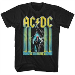 ac/dc black adult t-shirt