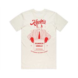 kevin's famous chilli t-shirt tee top funny the us office malone family recipe