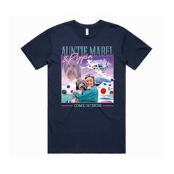 auntie mabel & pippin homage t-shirt tee top retro 90s tv show come outside