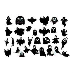 ghost halloween boo bee svg, halloween svg, ghost halloween svg, boo bee svg, black shadow svg