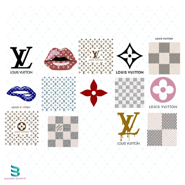 LV Wrap Bundle Svg, Louis Vutton Svg, LV Dripping - Inspire Uplift