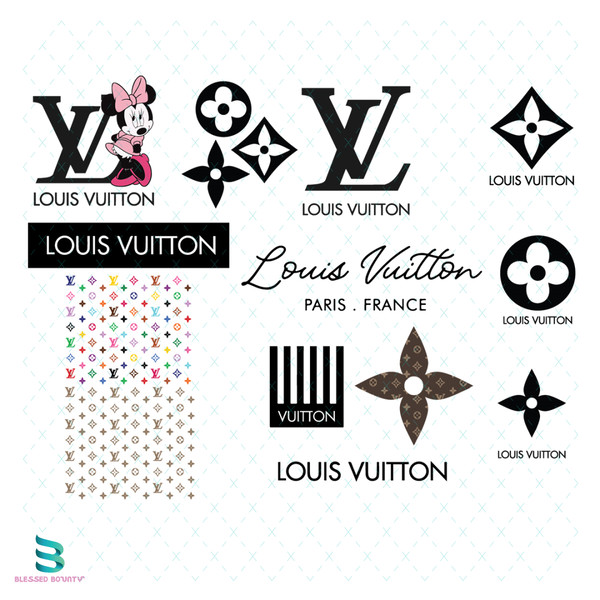 Louis Vuitton Logo Bundle Svg, Brand Svg, Louis Vuitton Svg, - Inspire  Uplift