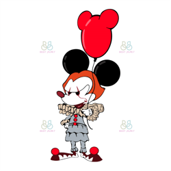 mickey it halloween costume svg, halloween svg, mickey mouse svg, it svg, halloween disney svg