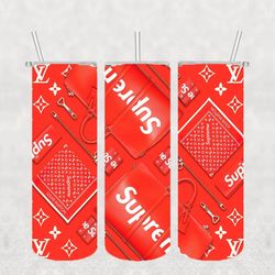 supreme tumbler png, sublimation tumbler png, supreme png, 20oz skinny tumbler png digital download