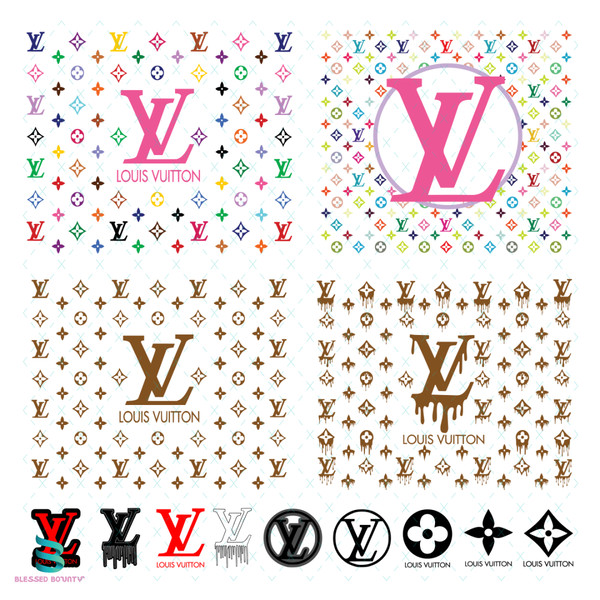 Louis Vuitton Wrap Bundle Svg, LV Wrap Svg, LV Logo