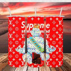 supreme tumbler png, sublimation tumbler png, supreme png, 20oz skinny tumbler png digital download